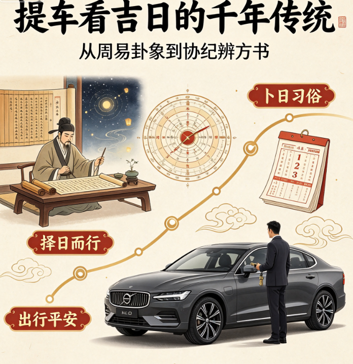 提车看吉日传统文化